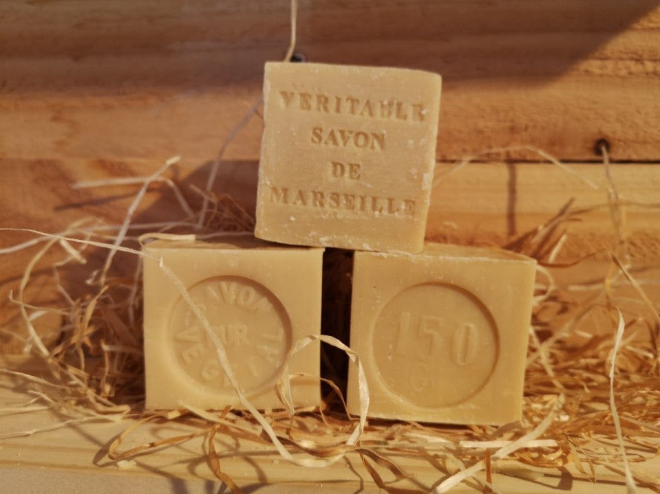 Véritable savon de Marseille à l'huile végétale 150-300G