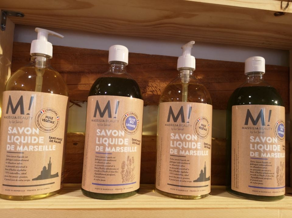 Véritable savon de Marseille liquide 1L